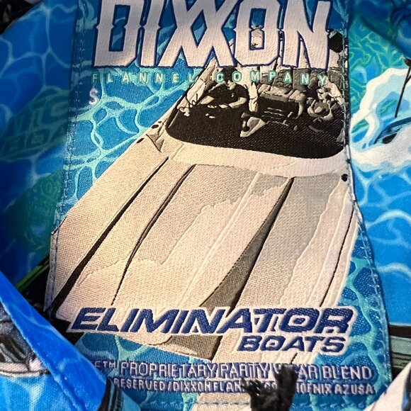 DIXXON Eliminator Boat Party Shirt NWT Small - Picture 2 of 3